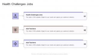 Health Challenges Jobs In Powerpoint And Google Slides Cpb