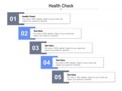Health check ppt powerpoint presentation portfolio show cpb