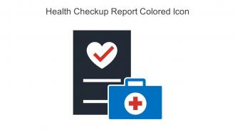 Health Checkup Report Colored Icon In Powerpoint Pptx Png And Editable Eps Format
