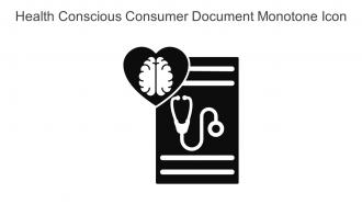 Health Conscious Consumer Document Monotone Icon In Powerpoint Pptx Png And Editable Eps Format