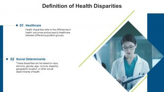 Health Disparities Framework Powerpoint Presentation And Google Slides ICP Idea Compatible