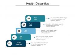 Health disparities ppt powerpoint presentation ideas layout cpb