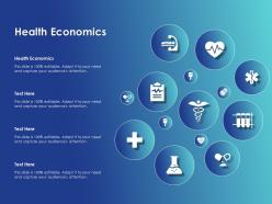 Health economics ppt powerpoint presentation icon example introduction