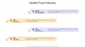 Health Food Industry In Powerpoint And Google Slides Cpb