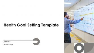 Health Goal Setting Template PPT Sample ACP
