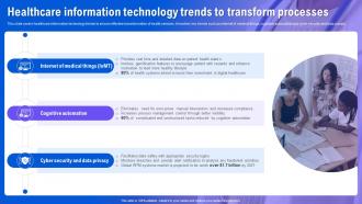 Health Information System Healthcare Information Technology Trends To Transform Processes