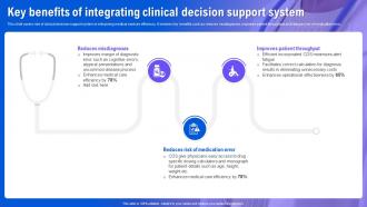 Health Information System Key Benefits Of Integrating Clinical Decision Support System