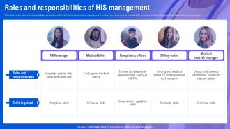 Health Information System Roles And Responsibilities Of His Management