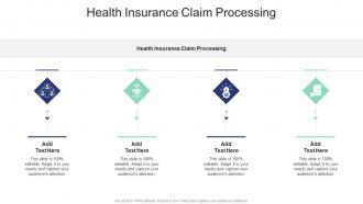 Health Insurance Claim Processing Reimbursement In Powerpoint And Google Slides Cpb