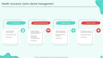 Health Insurance Claims Powerpoint PPT Template Bundles Best Images