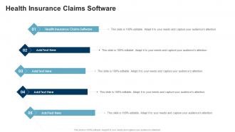 Health Insurance Claims Software In Powerpoint And Google Slides Cpb