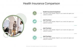 Health Insurance Comparison In Powerpoint And Google Slides Cpb