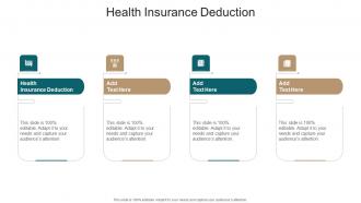 Health Insurance Deduction In Powerpoint And Google Slides Cpb