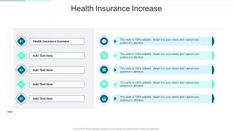 Health Insurance Increase In Powerpoint And Google Slides Cpb