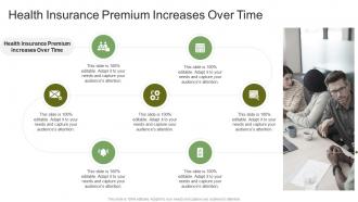 Health Insurance Premium Increases Over Time In Powerpoint And Google Slides Cpb
