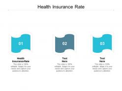 Health insurance rate ppt powerpoint presentation layouts microsoft cpb