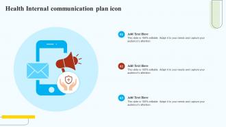 Health Internal Communication Plan Icon