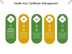 Health key certificate management ppt powerpoint presentation show microsoft cpb