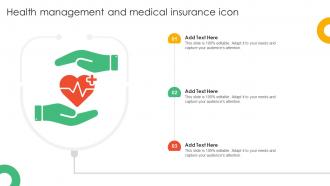 Health Management And Medical Insurance Icon
