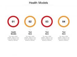 Health models ppt powerpoint presentation portfolio vector cpb