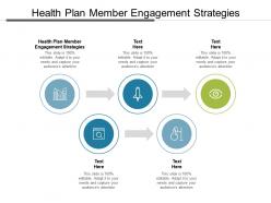 Health plan member engagement strategies ppt powerpoint presentation portfolio cpb