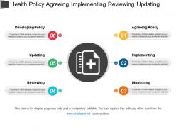Health policy agreeing implementing reviewing updating