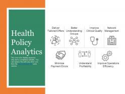 Health policy analytics presentation portfolio