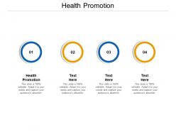 Health promotion ppt powerpoint presentation gallery deck