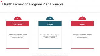 Health Promotion Program Plan Example In Powerpoint And Google Slides Cpb