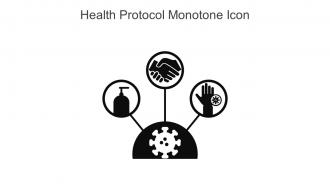 Health Protocol Monotone Icon In Powerpoint Pptx Png And Editable Eps Format