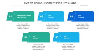 Health Reimbursement Plan Pros Cons Ppt Powerpoint Presentation Inspiration Smartart Cpb
