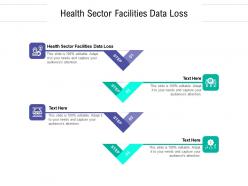 Health sector facilities data loss ppt powerpoint presentation summary clipart cpb