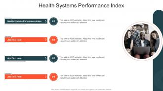 Health Systems Performance Index In Powerpoint And Google Slides Cpb