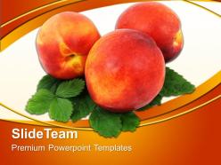 Health templates for powerpoint healthy fruits food image ppt slides