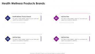 Health Wellness Products Brands In Powerpoint And Google Slides Cpb