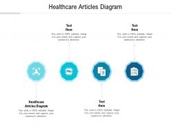 Healthcare articles diagram ppt powerpoint presentation deck cpb