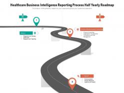 Healthcare business intelligence reporting process half yearly roadmap