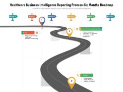 Healthcare Business Intelligence Reporting Process Six Months Roadmap