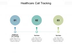 Healthcare call tracking ppt powerpoint presentation portfolio rules cpb