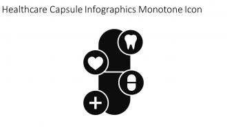 Healthcare Capsule Infographics Monotone Icon In Powerpoint Pptx Png And Editable Eps Format
