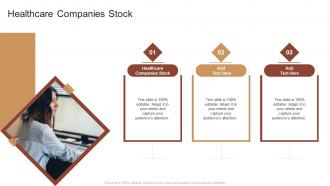 Healthcare Companies Stock In Powerpoint And Google Slides Cpb