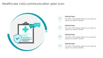 Healthcare Crisis Communication Plan Icon