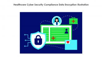 Healthcare Cyber Security Compliance Data Encryption Illustration