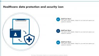Healthcare Data Protection And Security Icon