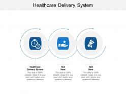 Healthcare delivery system ppt powerpoint presentation outline demonstration cpb