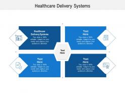 Healthcare delivery systems ppt powerpoint presentation visual aids styles cpb