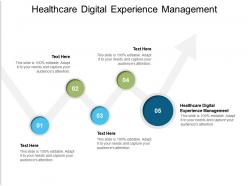 Healthcare digital experience management ppt powerpoint presentation layouts example file cpb