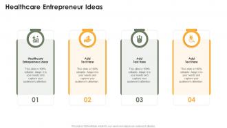 Healthcare Entrepreneur Ideas In Powerpoint And Google Slides Cpb