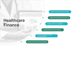Healthcare finance comparison ppt powerpoint presentation outline portfolio
