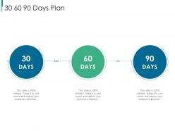Healthcare information system elevator 30 60 90 days plan ppt diagram ppt